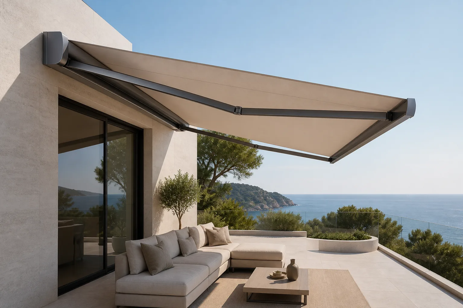 Tenda Malta – otvorena tenda sa bočnog ugla